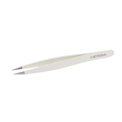 HERBA pincette pointue inox blanc