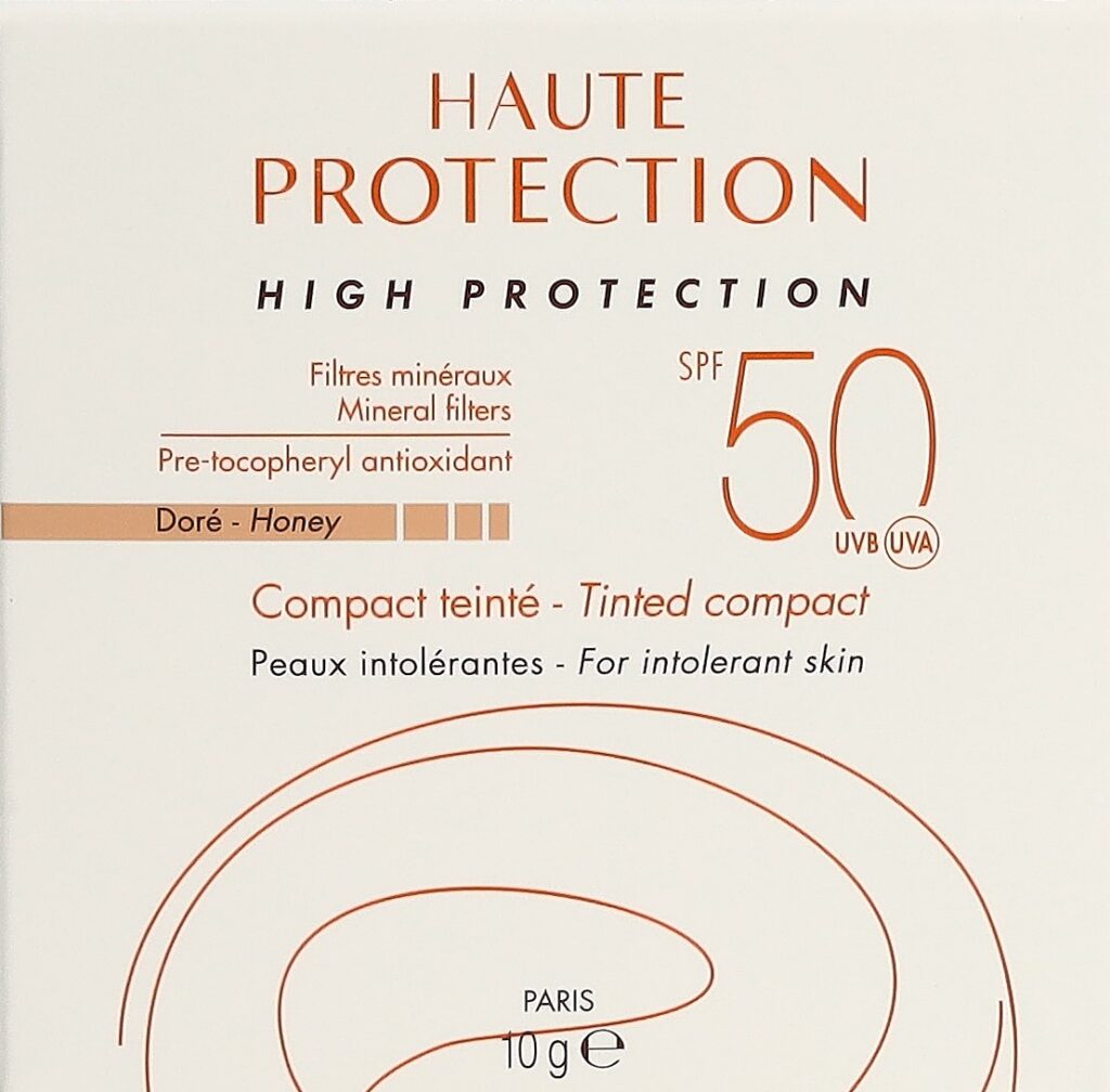 AVENE SUN crème solaire compacte dorée SPF50+ 10 g