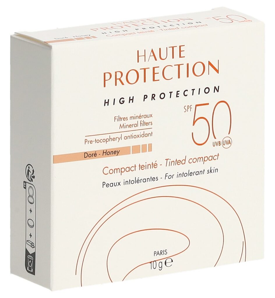 AVENE SUN crème solaire compacte dorée SPF50+ 10 g