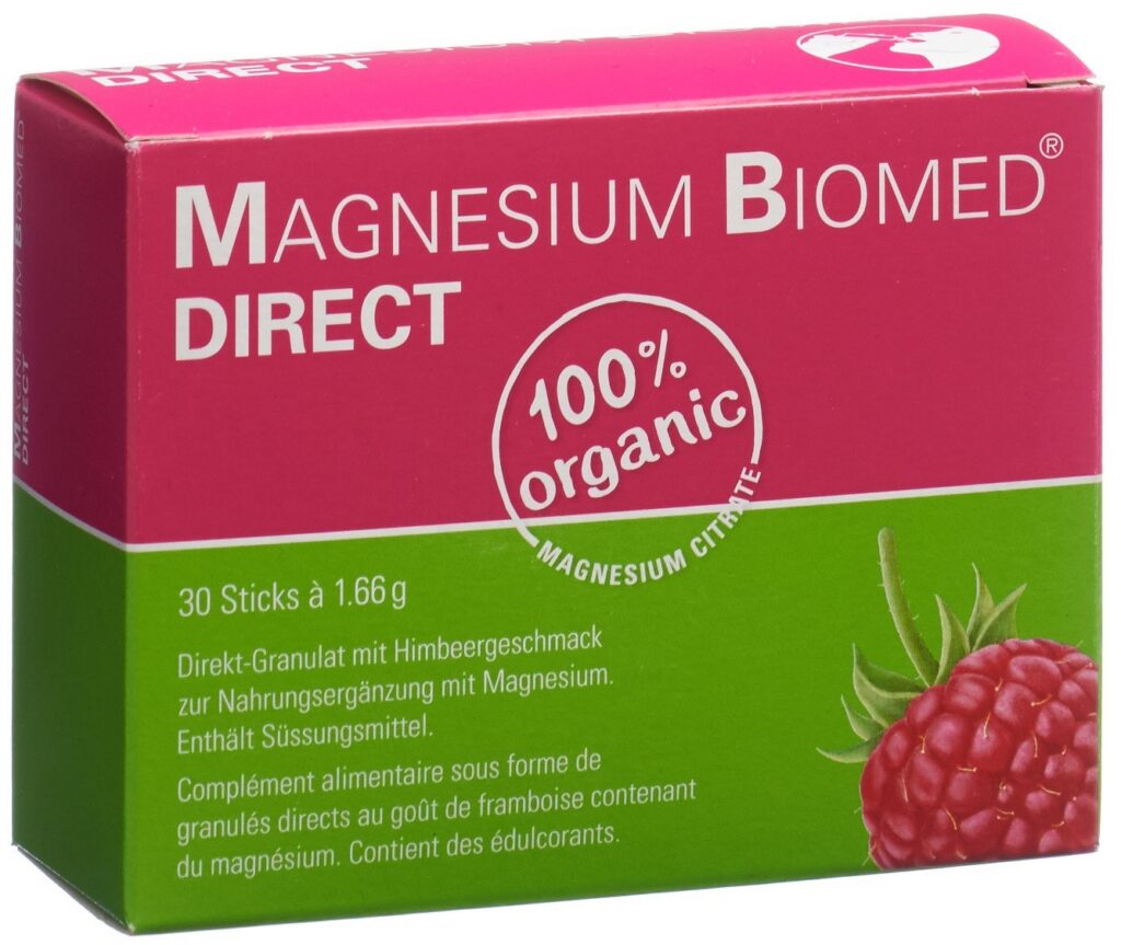 MAGNESIUM BIOMED direct gran stick 30 pce