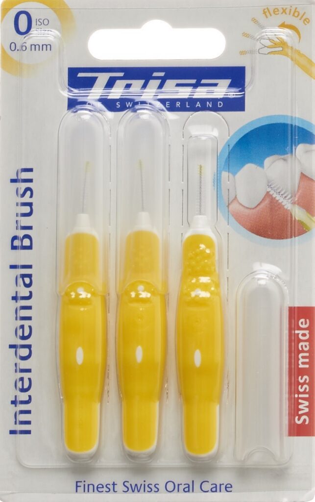 TRISA Interdental Brush ISO 0 0.6mm 3 pce