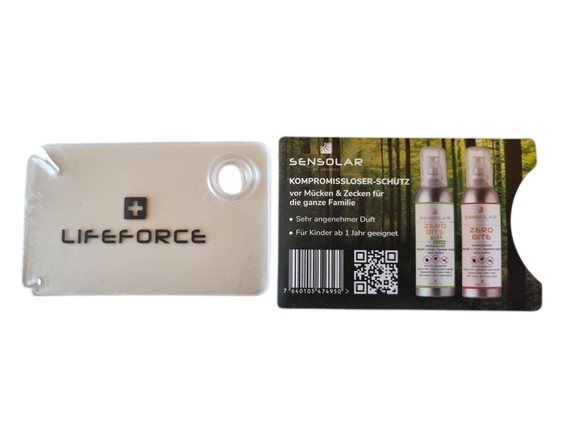 SENSOLAR carte tique avec loupe