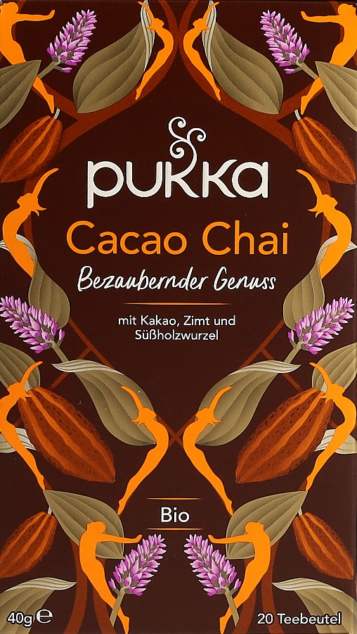 PUKKA Cacao Chai thé bio sach 20 pce