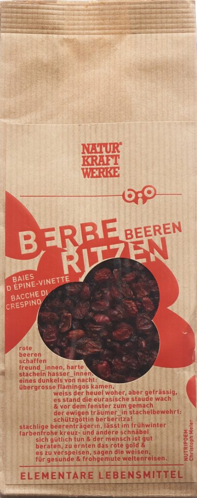 NATURKRAFTWERKE Baies d'épine-vinette bio 100 g