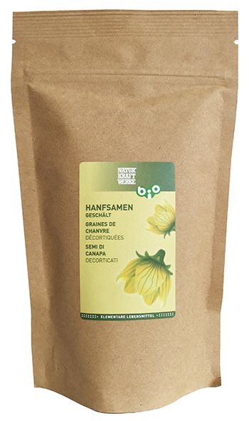 NATURKRAFTWERKE Graines de chanvre décor bio 200 g