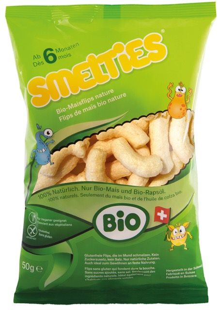 SMELTIES Flips de maïs bio nature 50 g