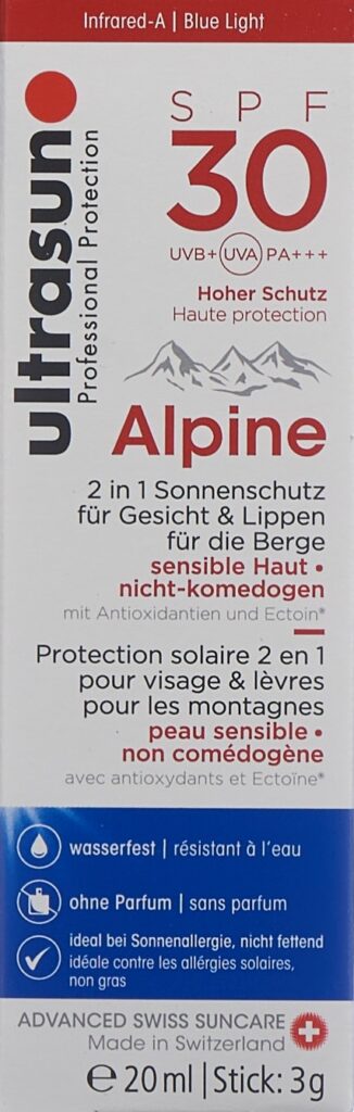 ULTRASUN Alpine SPF 30 20 ml + 3 g