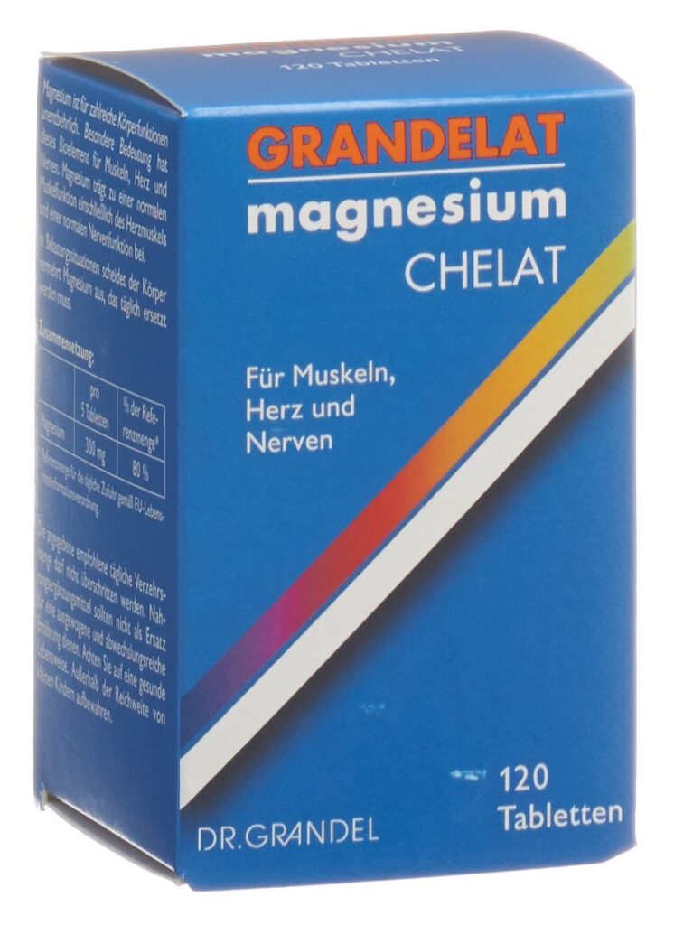 GRANDELAT magnésium chélate cpr 120 pce
