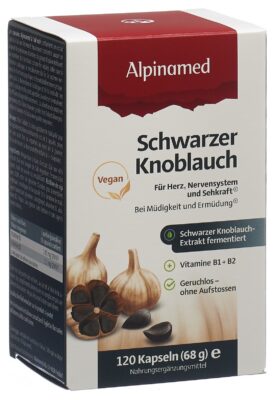 ALPINAMED Ail noir caps 120 pce