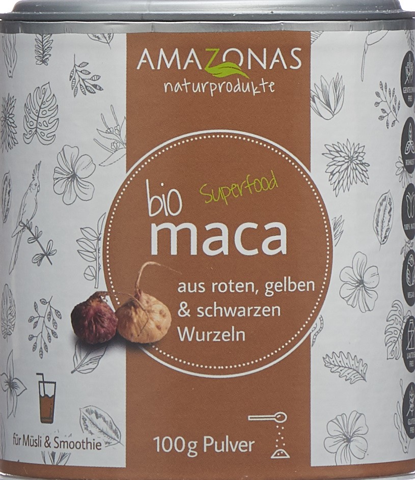 AMAZONAS maca bio poudre 100 % pur bte 100 g