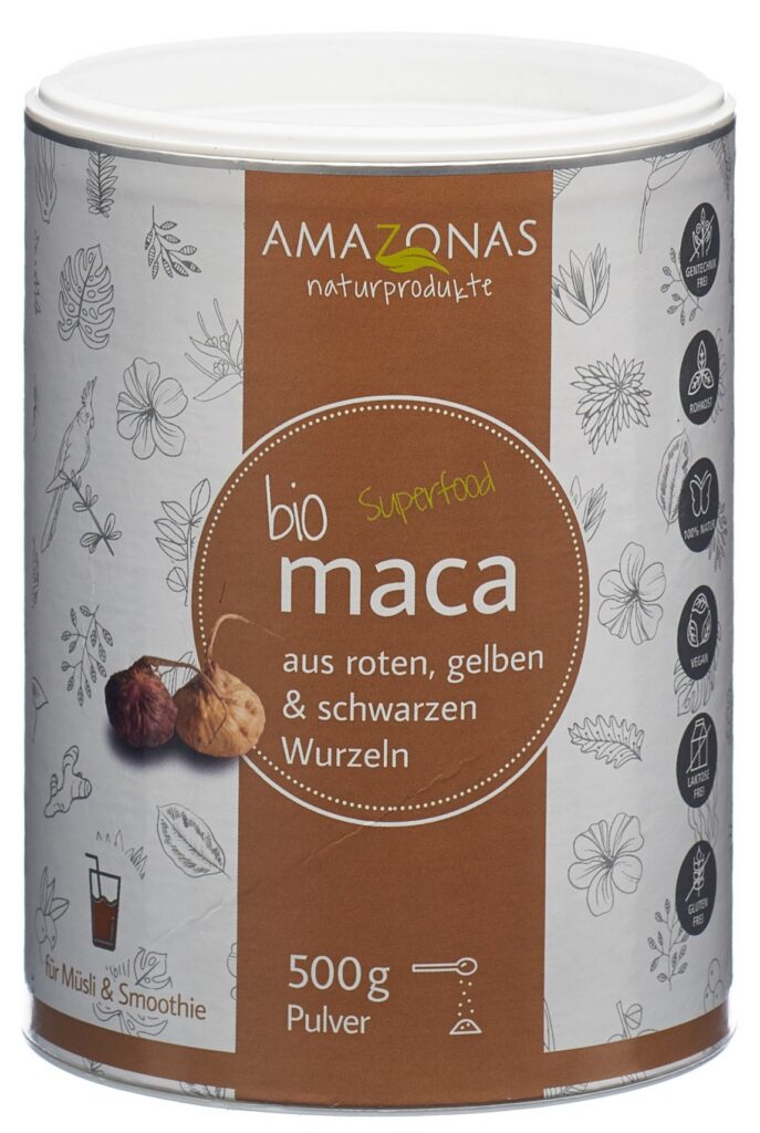 AMAZONAS maca bio poudre 100 % pur bte 500 g