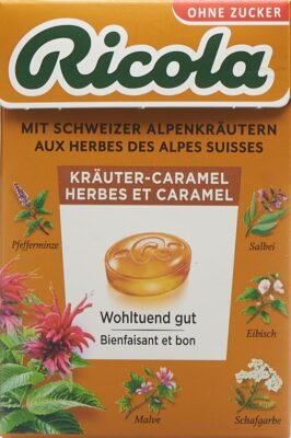 RICOLA bonbons herbes caramel ss as box 50 g