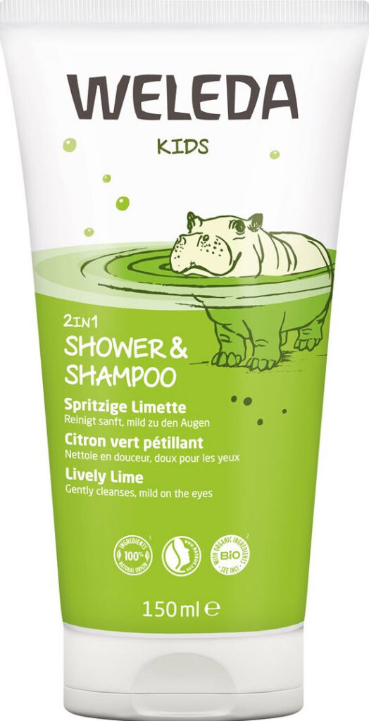 WELEDA KIDS 2en1 shower&shampoo citron vert 150 ml