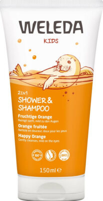 WELEDA KIDS 2en1 shower&shampoo orange tb 150 ml