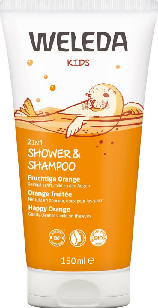 WELEDA KIDS 2en1 shower&shampoo orange tb 150 ml