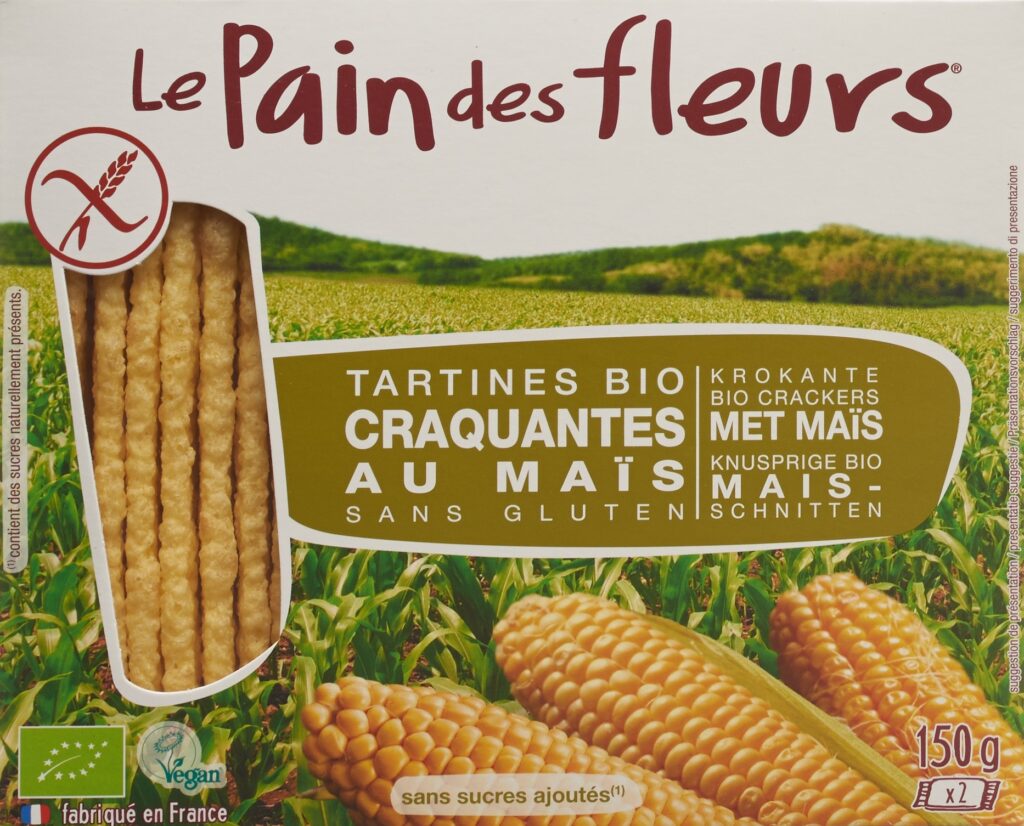 LE PAIN DES FLEURS Tart croq maïs bio s gl 150 g