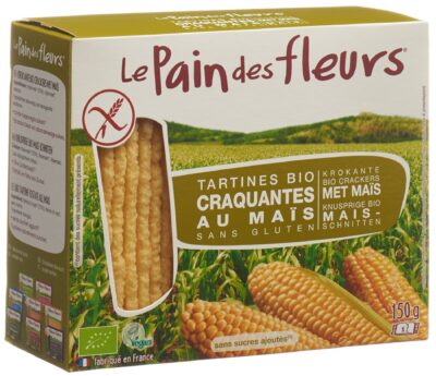 LE PAIN DES FLEURS Tart croq maïs bio s gl 150 g