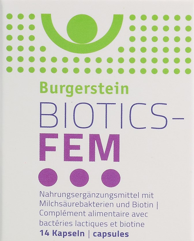 BURGERSTEIN Biotics-FEM caps 14 pce