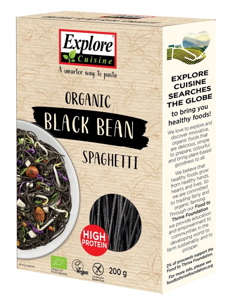 EXPLORE CUISINE spaghetti haricots noirs bio 200 g