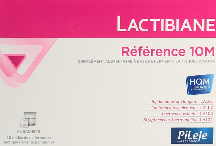 LACTIBIANE Référence 10M sach 45 pce