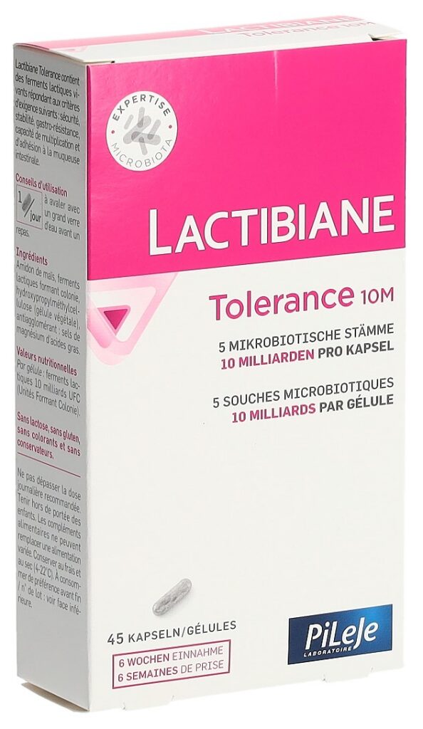 LACTIBIANE Tolérance 10M caps 45 pce