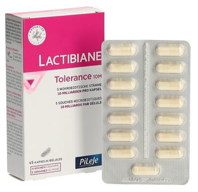 LACTIBIANE Tolérance 10M caps 45 pce