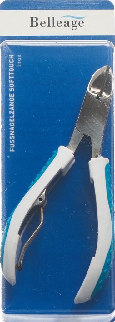 BELLEAGE pince à ongles softtouch Inox