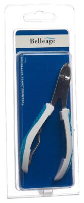 BELLEAGE pince à ongles softtouch Inox