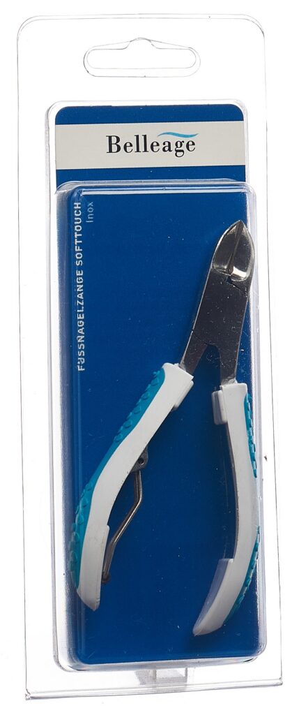 BELLEAGE pince à ongles softtouch Inox