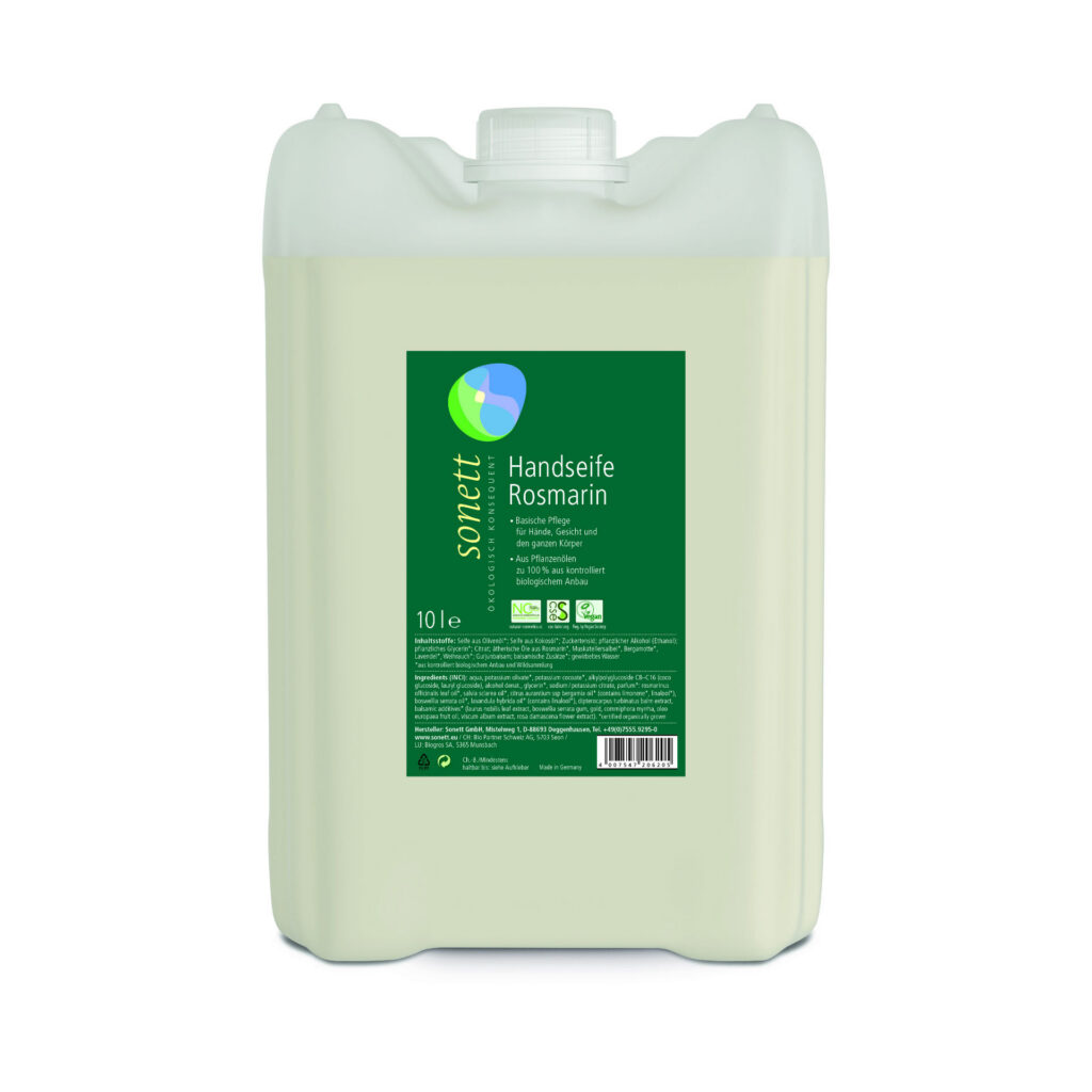 SONETT savon mains romarin bidon 10 lt