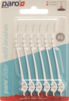 PARO slider refill-brushes XS 6 pce