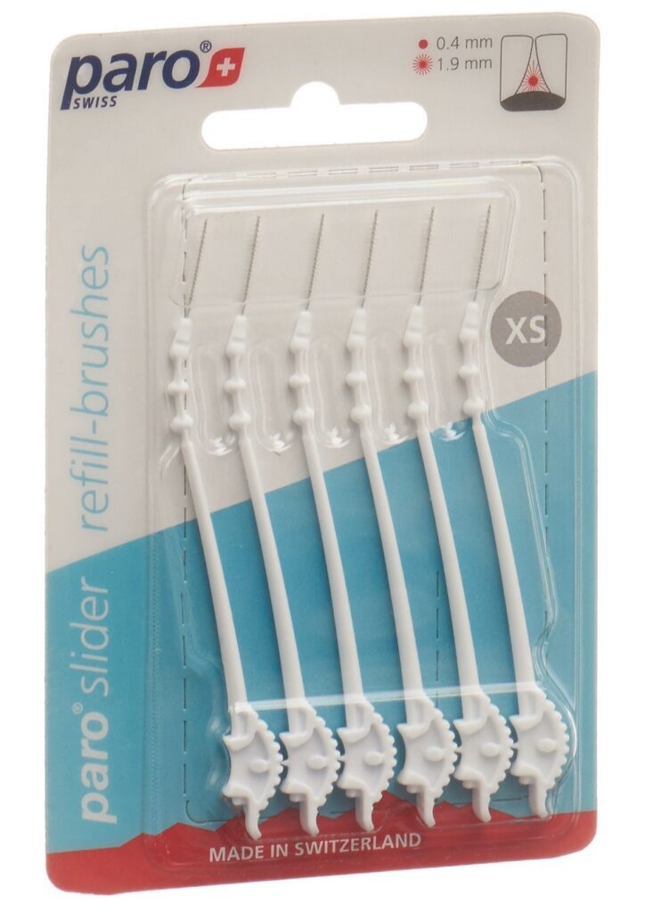 PARO slider refill-brushes XS 6 pce