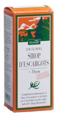 ALSIROYAL Original sirop escargots thym 150 ml