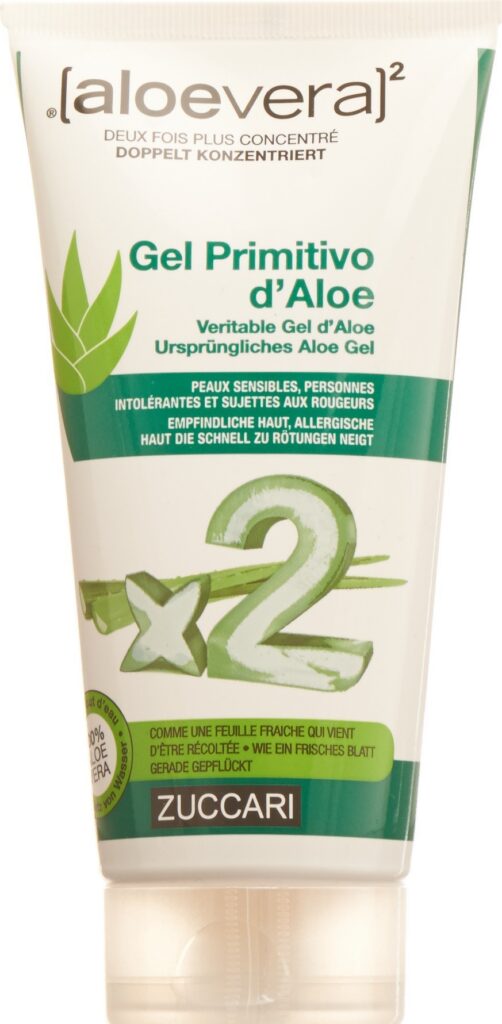 ZUCCARI véritable gel d'aloe vera tb 150 ml