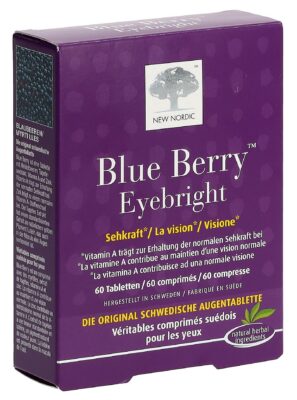 NEW NORDIC Blue Berry Eyebright cpr 60 pce