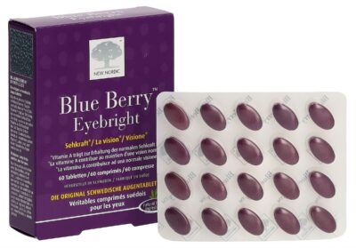 NEW NORDIC Blue Berry Eyebright cpr 60 pce