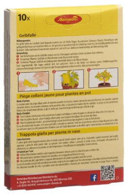 AEROXON Piège jaune collant 10 pce