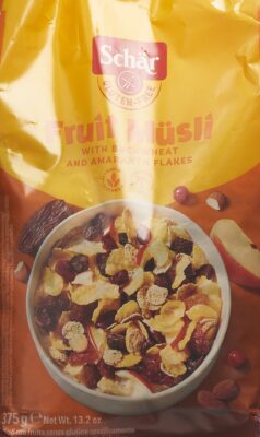 SCHÄR Müesli fruit sans gluten sach 375 g