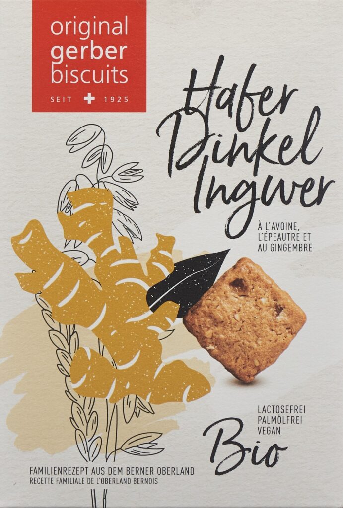 GERBER Biscuits avoine épeautre ging bio 160 g
