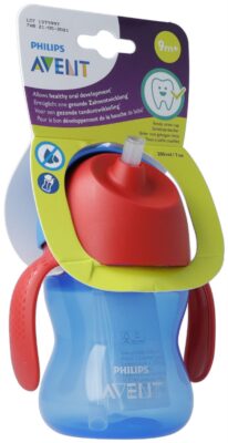 PHILIPS AVENT tasse avec paille 200ml boy bleu