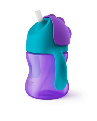 AVENT tasse avec paille 200ml girl lilas