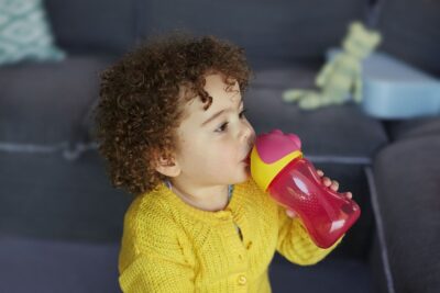 AVENT tasse avec paille 300ml girl rose