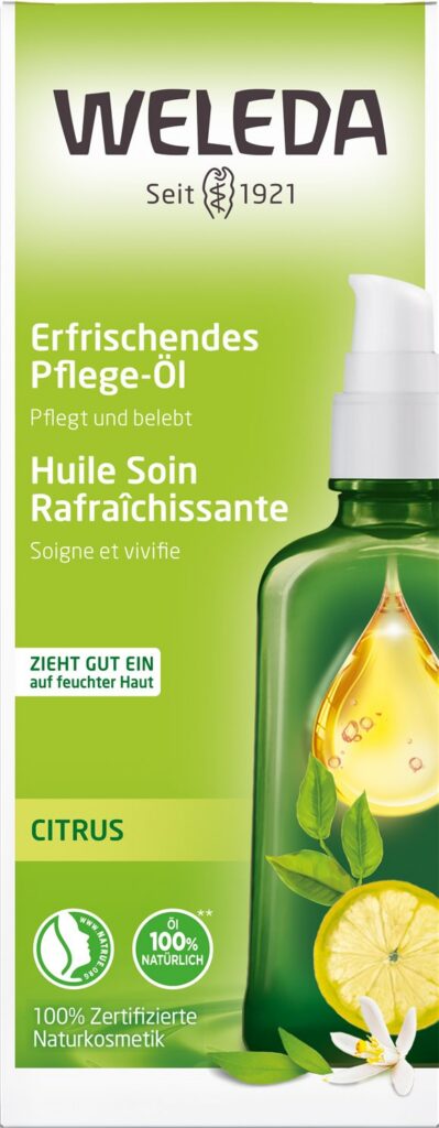 WELEDA huile soin rafraîchissante citrus 100 ml