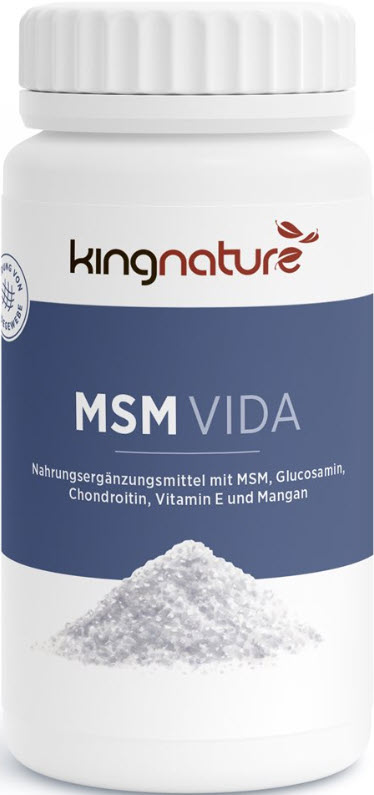 KINGNATURE MSM Vida caps 860 mg bte 60 pce