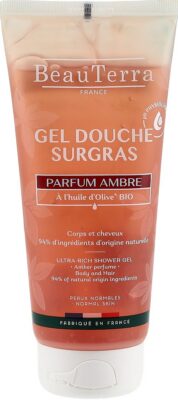 BEAUTERRA gel douche surgras ambre 200 ml