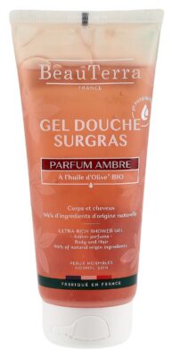 BEAUTERRA gel douche surgras ambre 200 ml