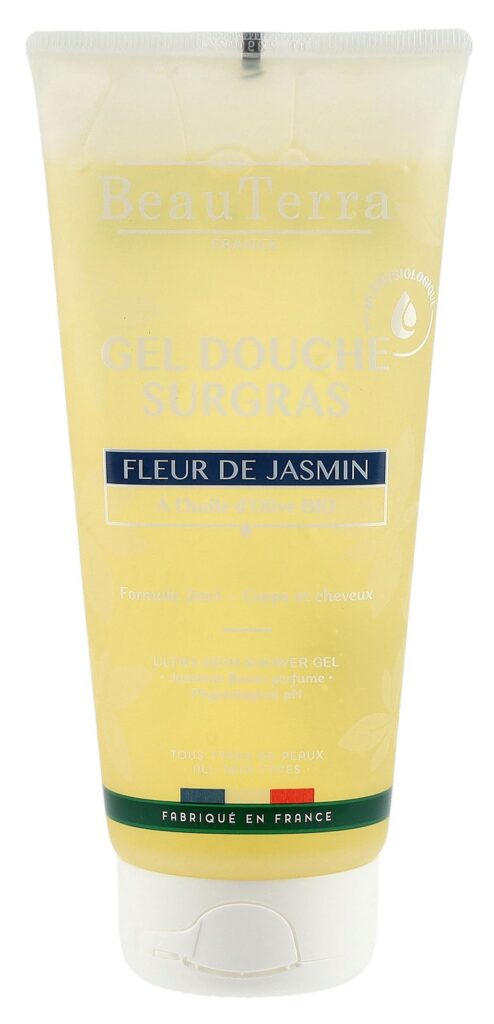 BEAUTERRA gel douche surgras jasmin tb 200 ml
