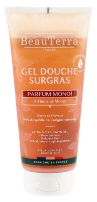 BEAUTERRA gel douche surgras monoi tb 200 ml