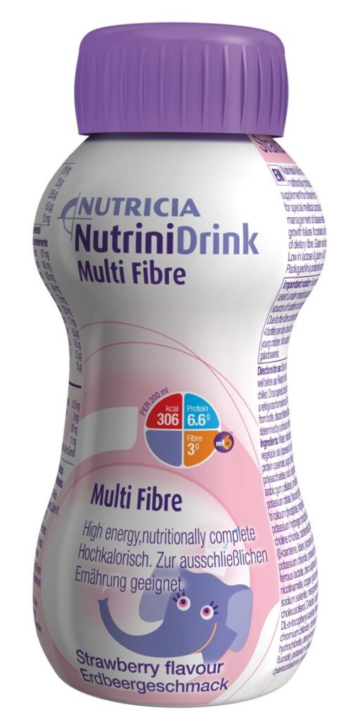 NUTRINI DRINK multi fibre fraise 200 ml