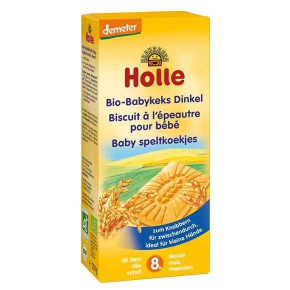 HOLLE biscuit à l'épeautre bébé bio 150 g